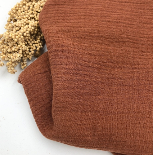 muślin rdzawy brąz