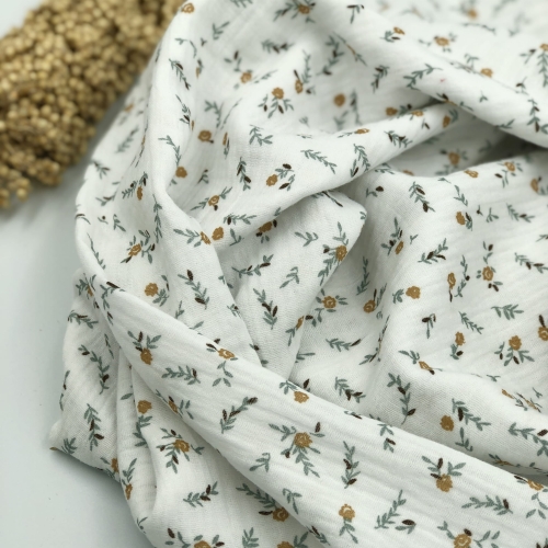 Muślin w kwiatuszki