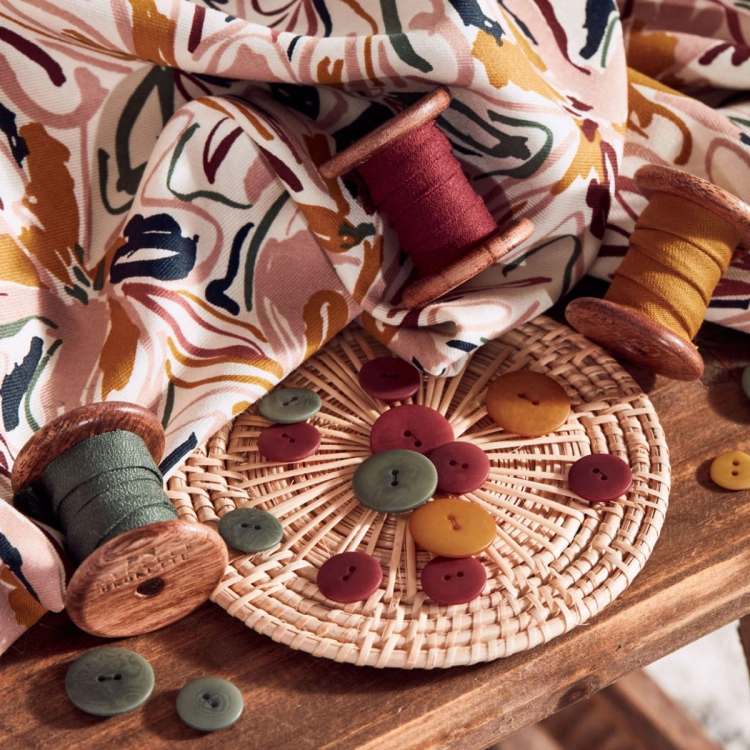 Hilma Off-White Fabric