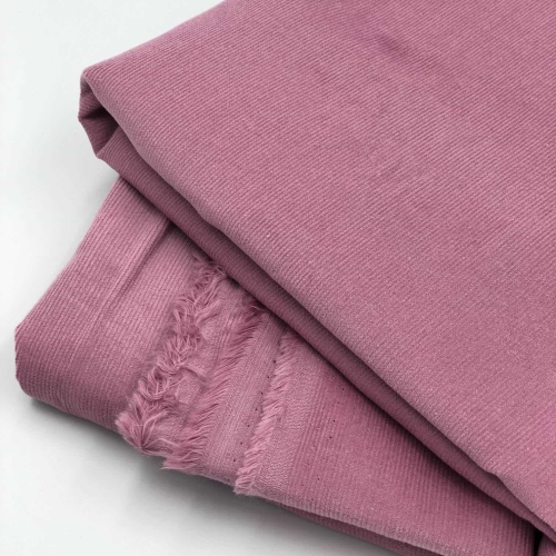 Drobny sztruks bawełniany wrzosowy