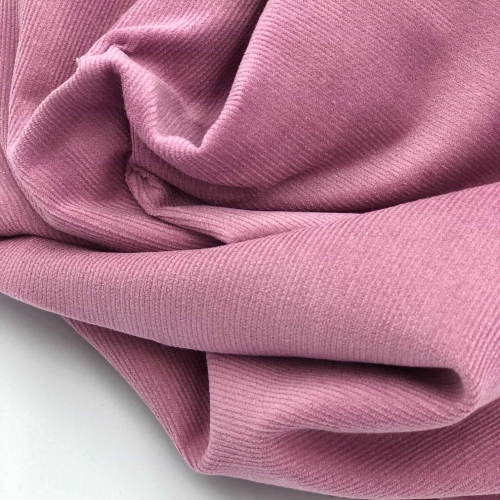 Drobny sztruks bawełniany wrzosowy