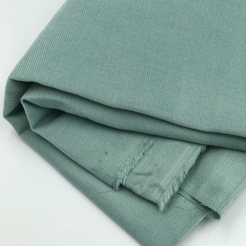 Drobny sztruks bawełniany miętowy