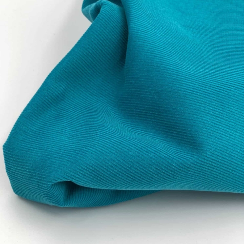 Drobny sztruks bawełniany lazurowy