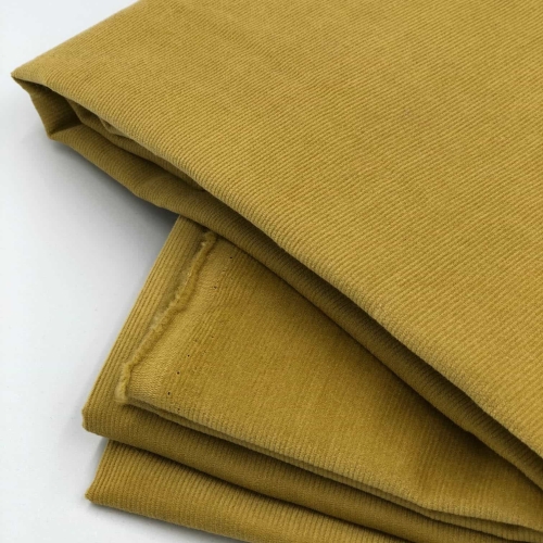 Drobny sztruks bawełniany oliwkowy