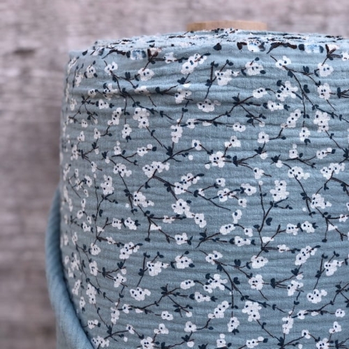 Muślin w kwiatuszki