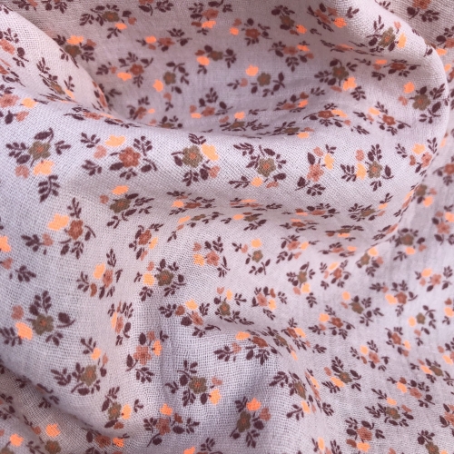 Muślin w kwiatuszki