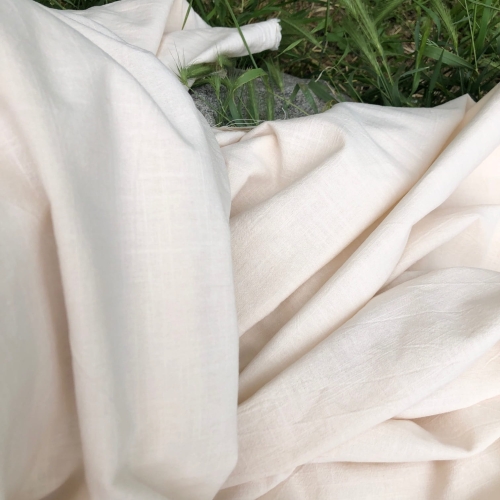 Bawełna premium Anki w kolorze waniliowym, gładka, wysokiej jakości.