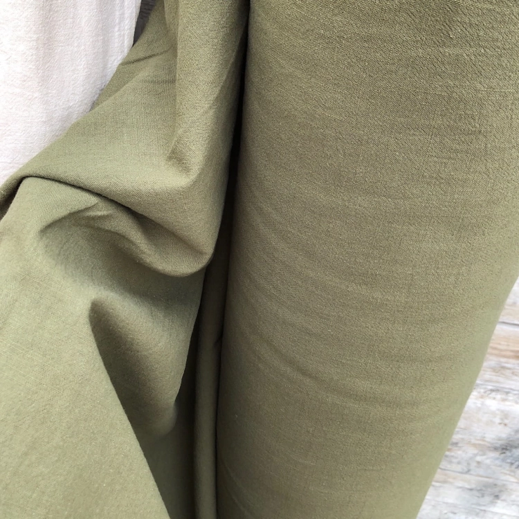 Materiał Bawełna Premium Anki w kolorze Khaki