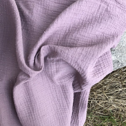 Muślin plumeti lawenda