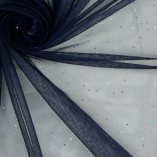 tiul w tęczowe kropeczki