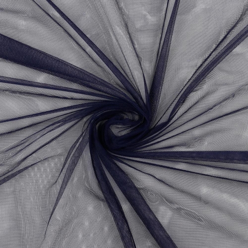 Tiul miękki granatowy