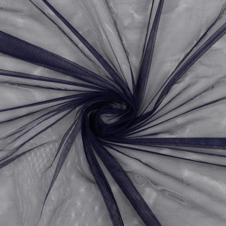 Tiul miękki granatowy