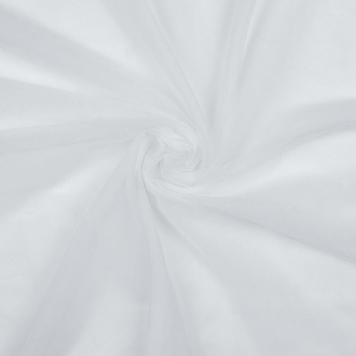 Miękki tiul. biały lejący