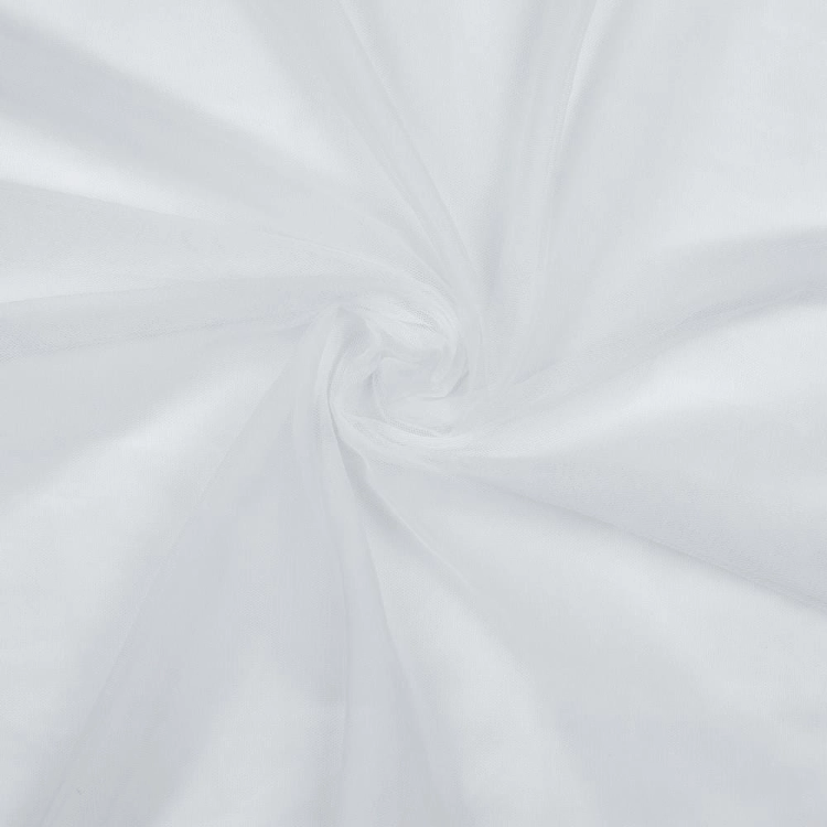 Miękki tiul. biały lejący