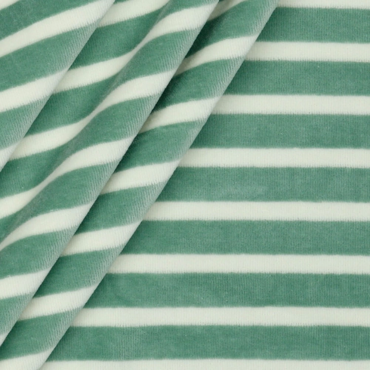 Welur bawełniany w paski