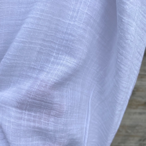 Muślin o fakturze lnu