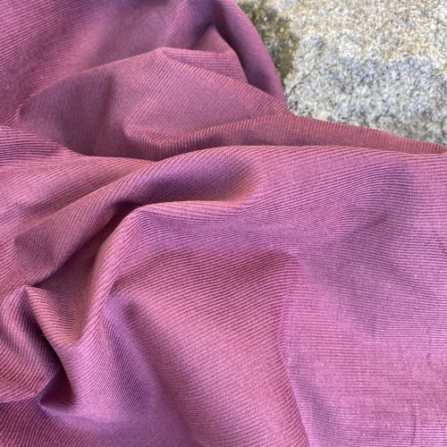 Sztruks bawełniany w kolorze bakłażanu