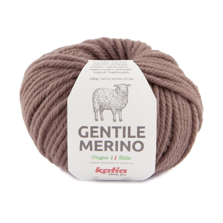 Red Bown Katia Gentle Merino
