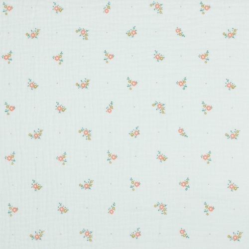 Muślin w kwiatuszki