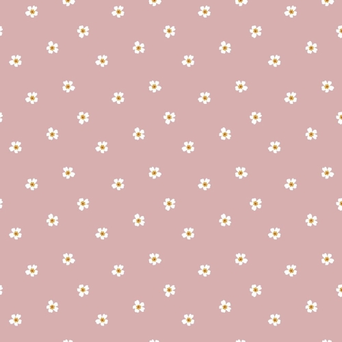 Dzianina w drobne kwiatuszki