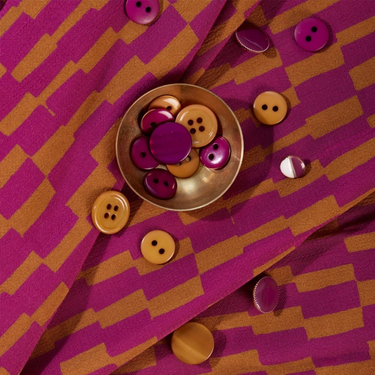 Domino Dahlia Fabric TKANNA WISKZOWA