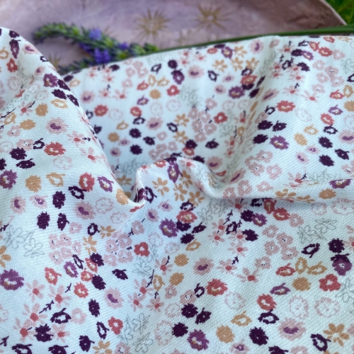 Twill w drobne kwiatuszki