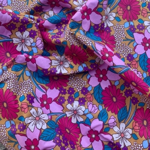 Tkanina Bawełniana W Kwiaty Mari