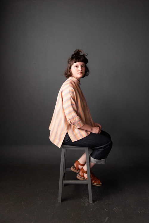 Wykrój na koszulę oversize