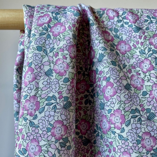 Twill bawełniany w kwiaty