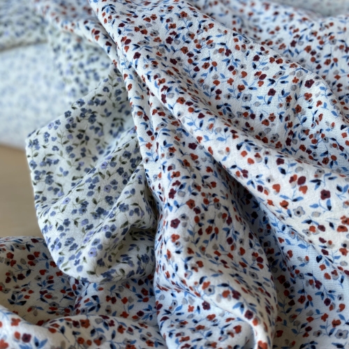 Muślin w drobne wzory