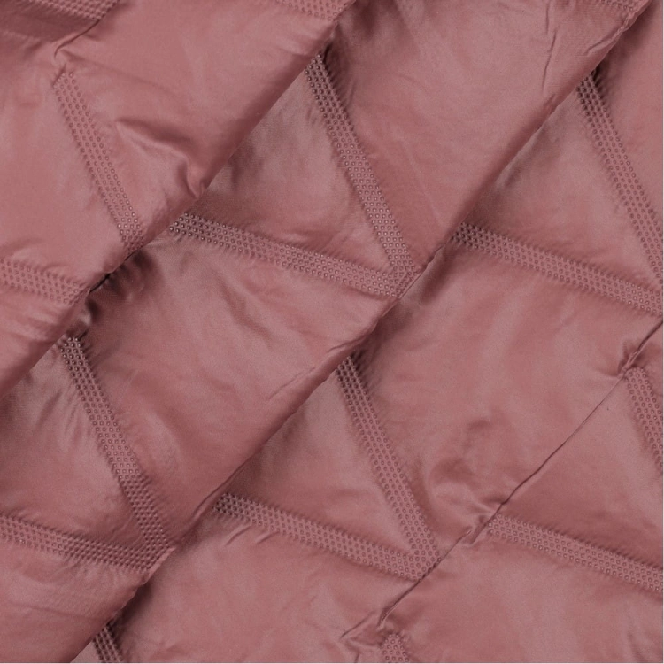 Ortalion pikowany na kurtki różowy