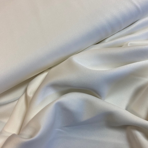 Satyna z mikrowłókna w kolorze ecru