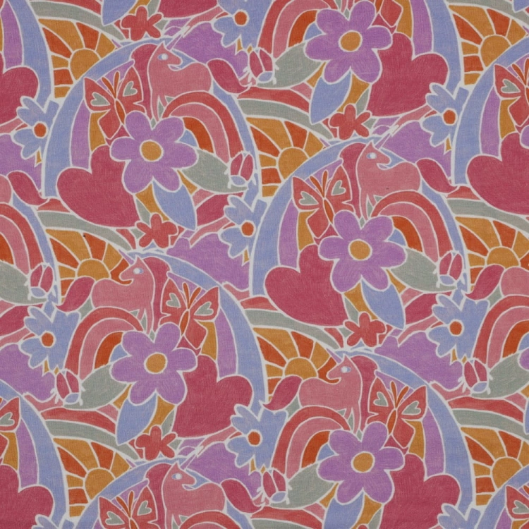 dzianina w kolorowy wzór