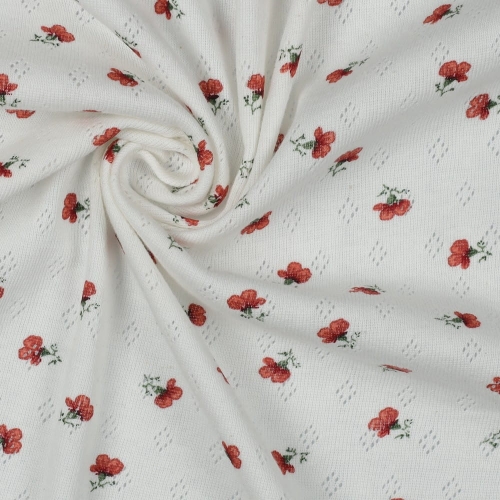 dzianina w ażurowy wzór