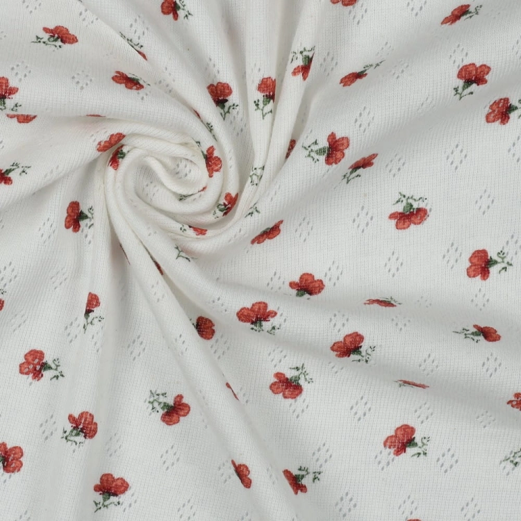 dzianina w ażurowy wzór