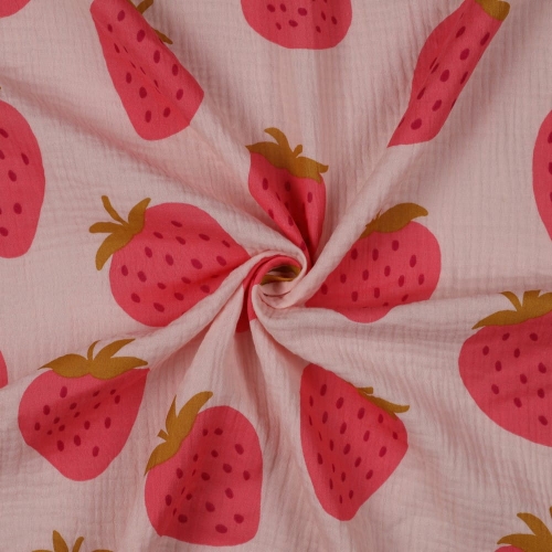Muślin w truskawki
