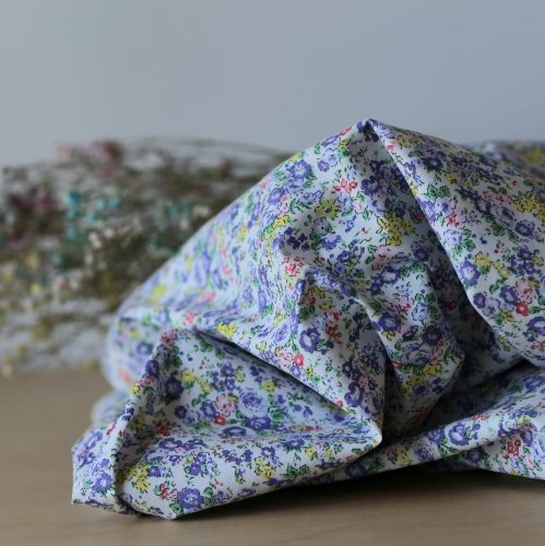 Tkanina Bawełniana w dribne kwiaty