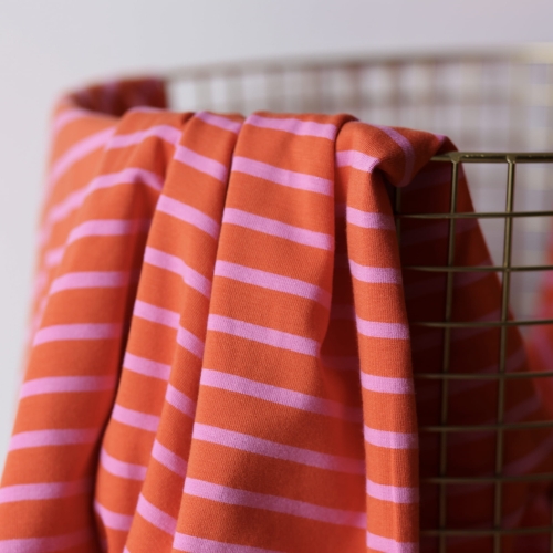 jersey w kolorowe paseczki