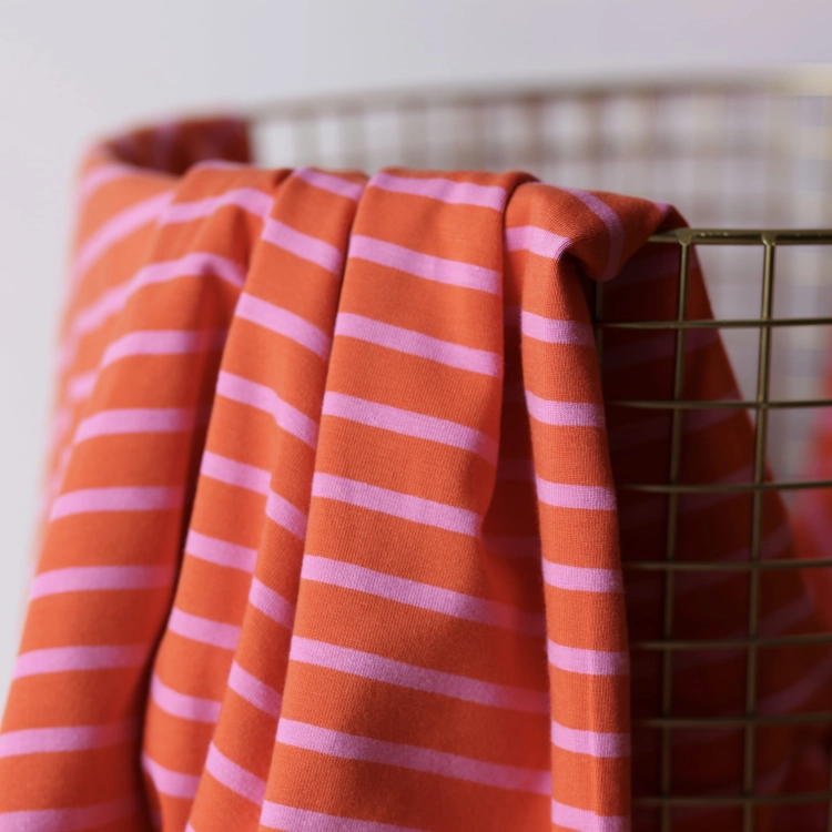 jersey w kolorowe paseczki