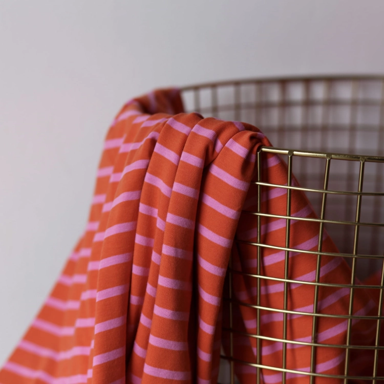 jersey w kolorowe paseczki