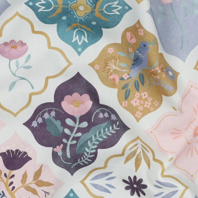 popelina w kwiatuszki