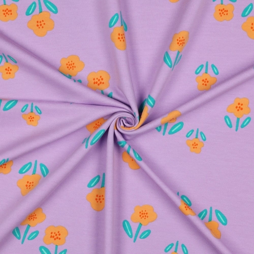 dzianina w kwiatuszki