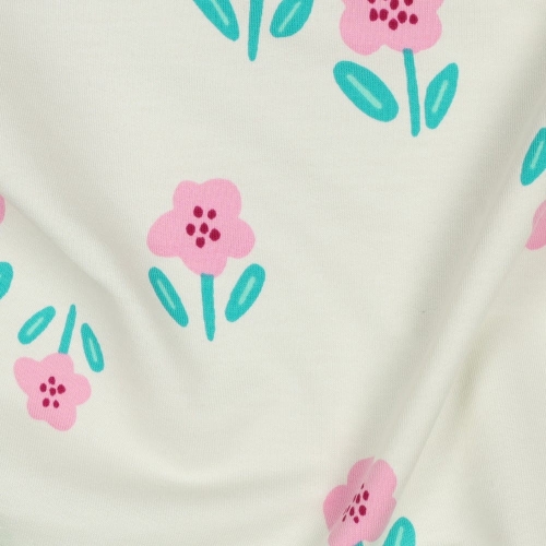 dzianina w kwiatuszki