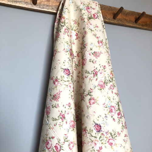 Retro Baby - Wysokiej Jakości Tkanina Bawełniana Premium - Delikatny Waniliowy Odcień